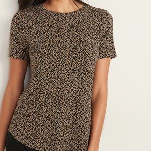 Old Navy Luxe Cheetah Top